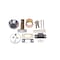 Trans Atlantic Co. LSV Saturn Brushed Chrome Grade 2 Commercial Cylindrical Entry Door Handle with 700 Series Single Cylinder Deadbolt Pack DL-LSV53DB751-US26D - alternate 3